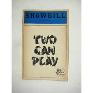 Two Can Play Showbill 1985 Theatre Four Negro Ensemble Company Hazel Medina